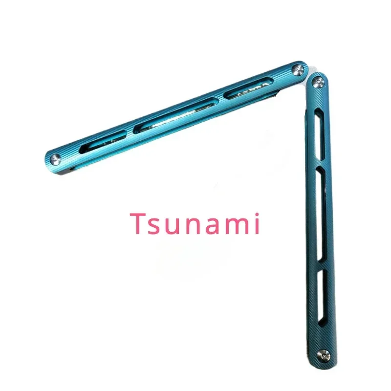 Theone Tsunami Damascus/440 Blade Channel Titanium Ruck Bushing System EDC Multi Tool