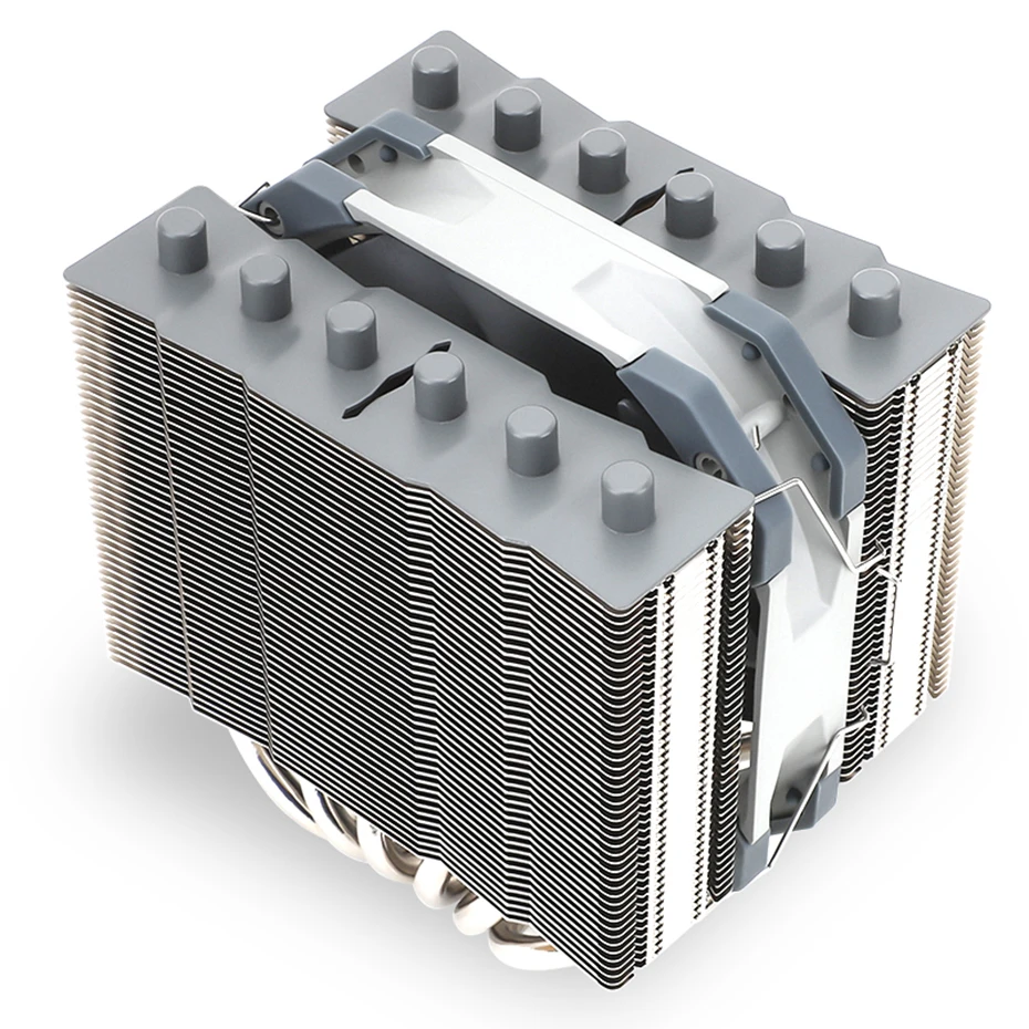 Thermalright SS135 Strieborná duša čierna/biela CPU Cool Colad 6Heat AGHP 135 Výška Mini Twin-Tower Radiator ITX Tiché chladenie vzduchu