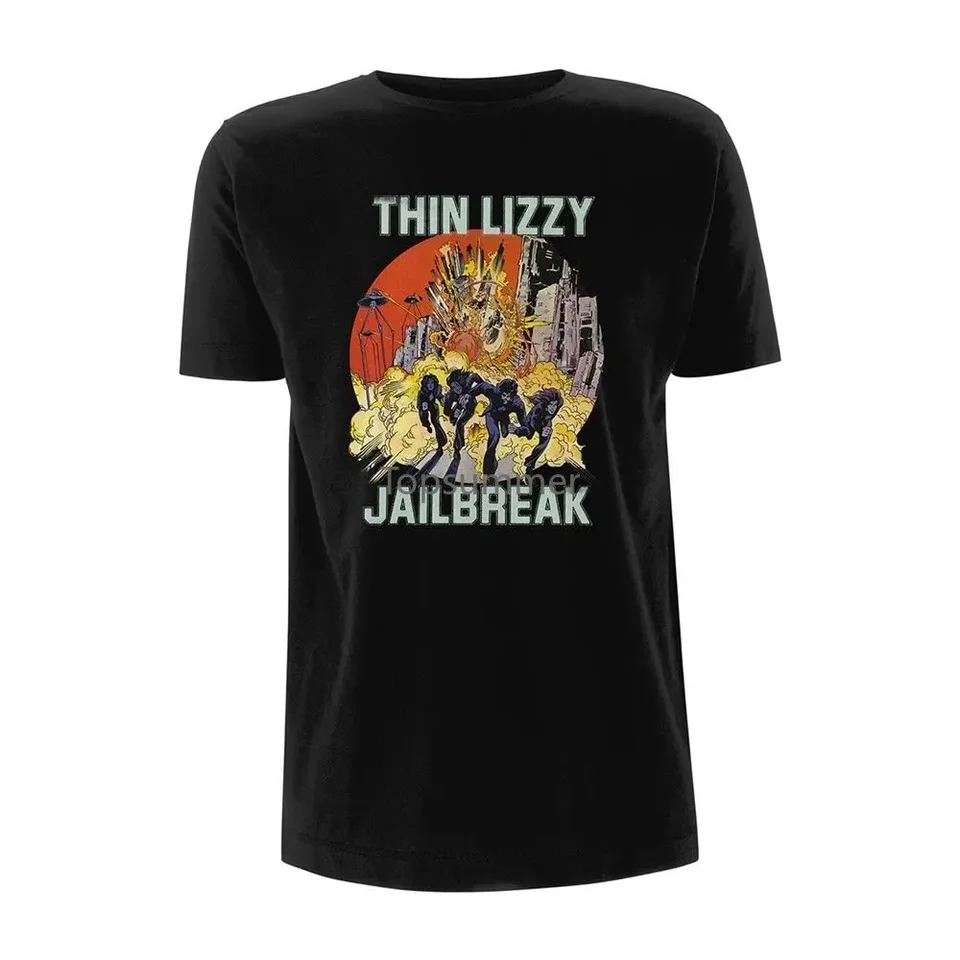 Thin Lizzy Phil Lynott Jailbreak Boys sú späť tričko Tričko Unisex Hot 2019 letné pánske tričká