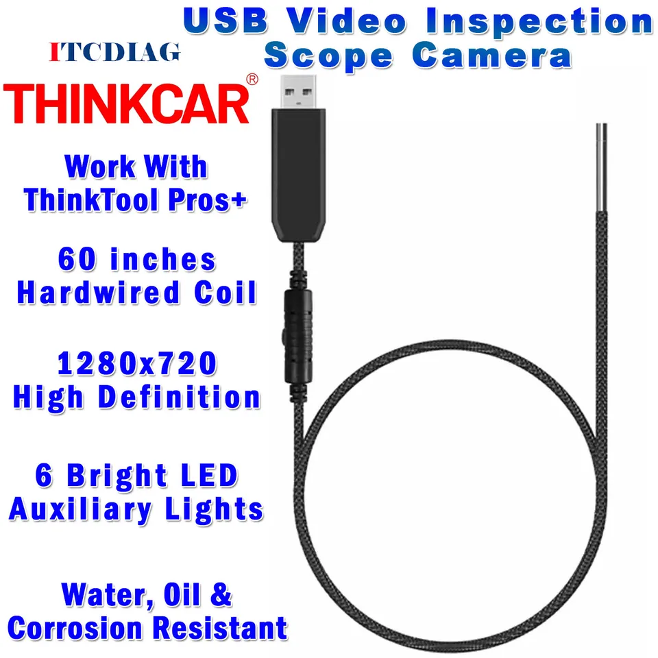 ThinkCar ThinkTool USB Video Inspection SCOAMA Camera s LED svetlom pre automobilové diagnostické vybavenie pre ThinkTool Pro S +