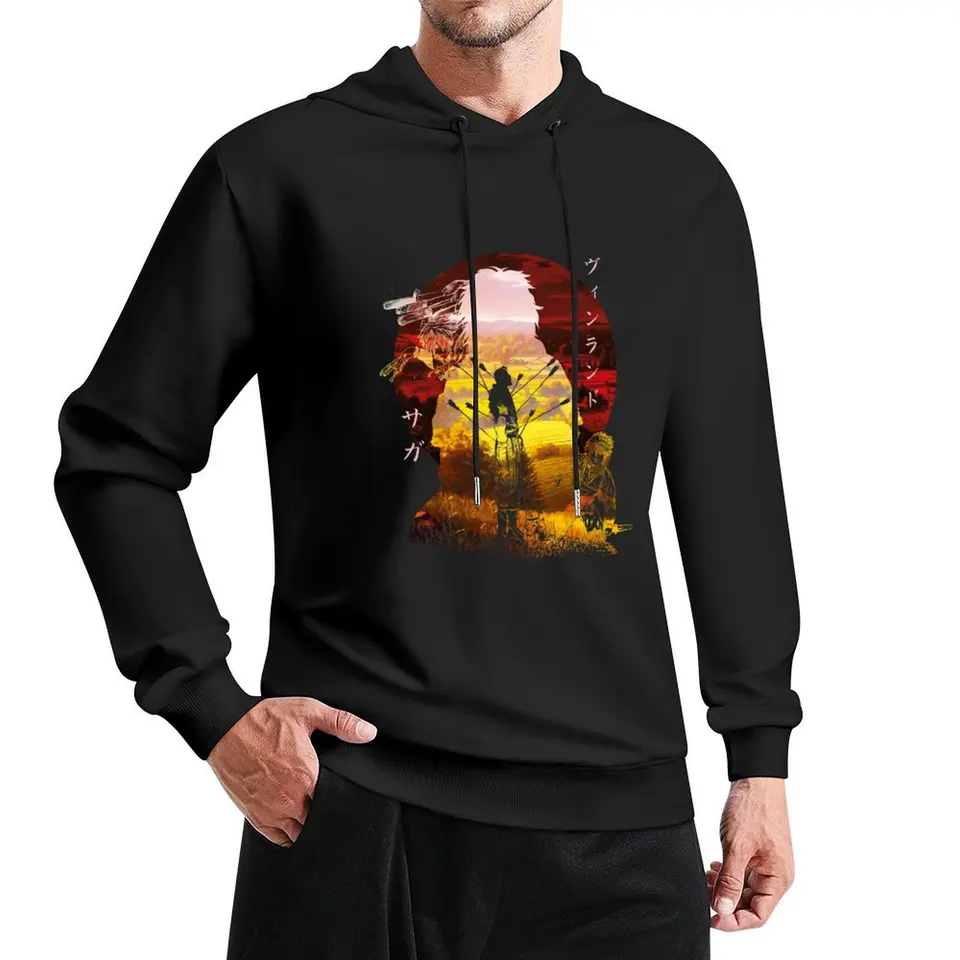 Thorfinn - Vinland Saga Pullover Hoodie Pánske potné tričko Korean Štýl Pánske jesenné oblečenie mikiny muži