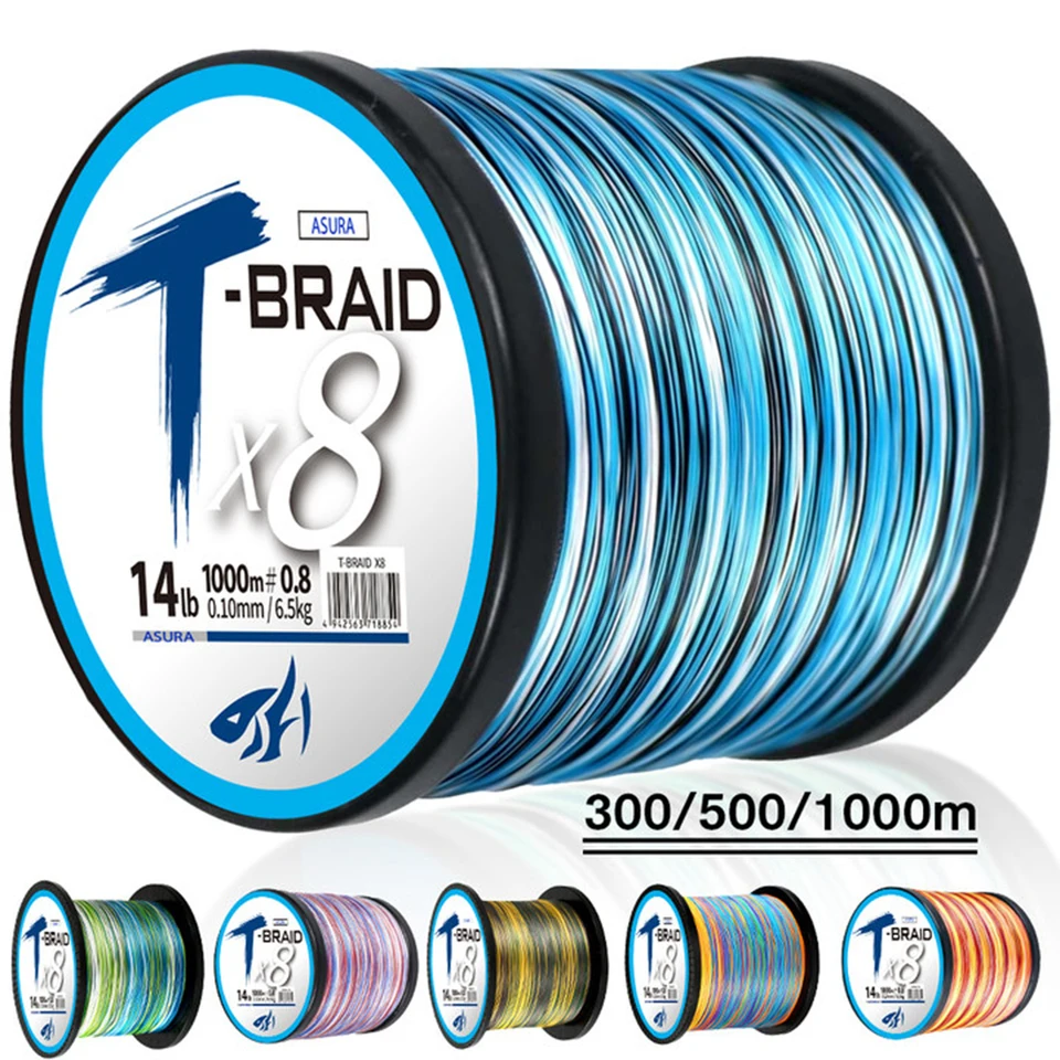 Thornsline X8 upgrade Braid Fishing Line Super Strong 8 Reťazce Multifilamentu PE Line 300-1 000 m.
