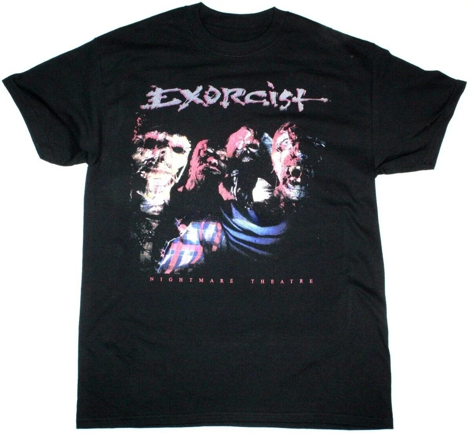 Thrash Speed ​​Rare Exorcist Nightmare Theatre Black T tričko Cotton New Arival Streetwear Anime Clothes 2024 Cartoon