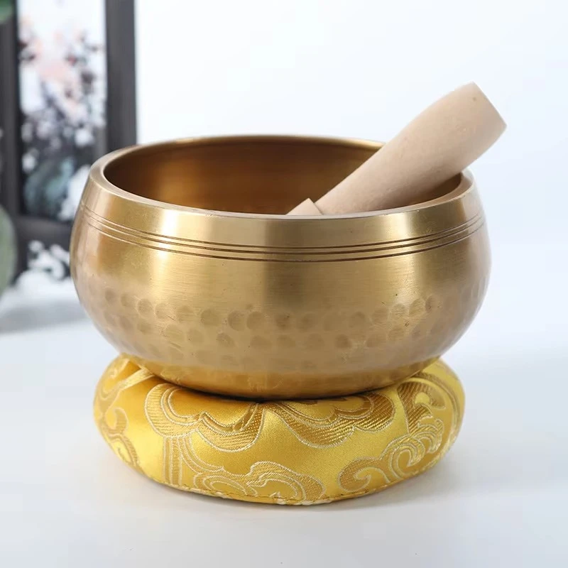 Tibetská spevácka miska Set Meditácia Zvuková misa ručne vyrábaná v Nepále pre jogu čakru uzdravujúcu všímavosť a úľavu od stresu jedinečná