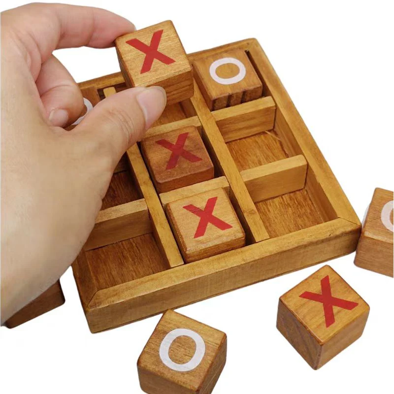 Tic Tac Toe Strategická stolová hra pre deti a dospelých Vzdelávacie hračky Zábavné logické výzvy