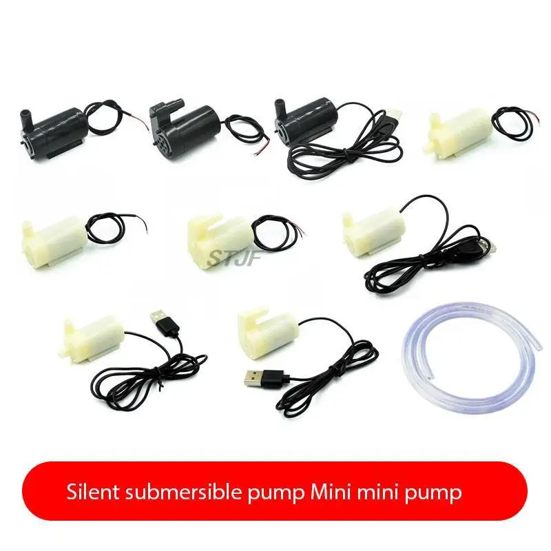 Tiché ponorné čerpadlo Mini mini vodné čerpadlo DC3V 5V počítačové chladenie môže byť nabíjačkou mobilných telefónov alebo jednotky USB