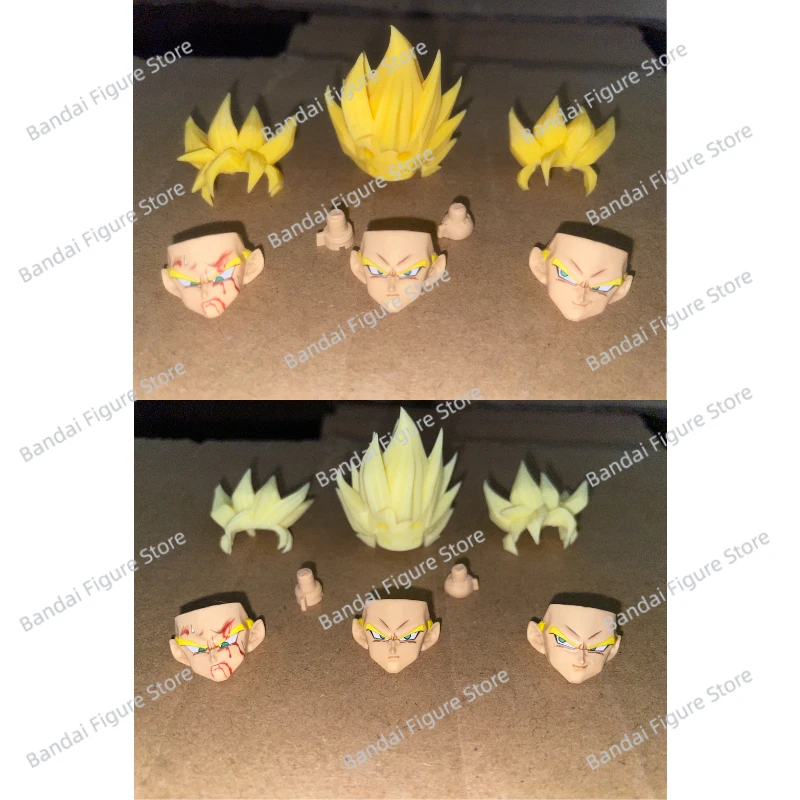 Tigery Dragon Ball shfiguarts SHF Adapter 2.0/3.0 Super Saiya SSJ2 GOKU Heads Príslušenstvo Anime Action Action Figure Hračky modely hračiek