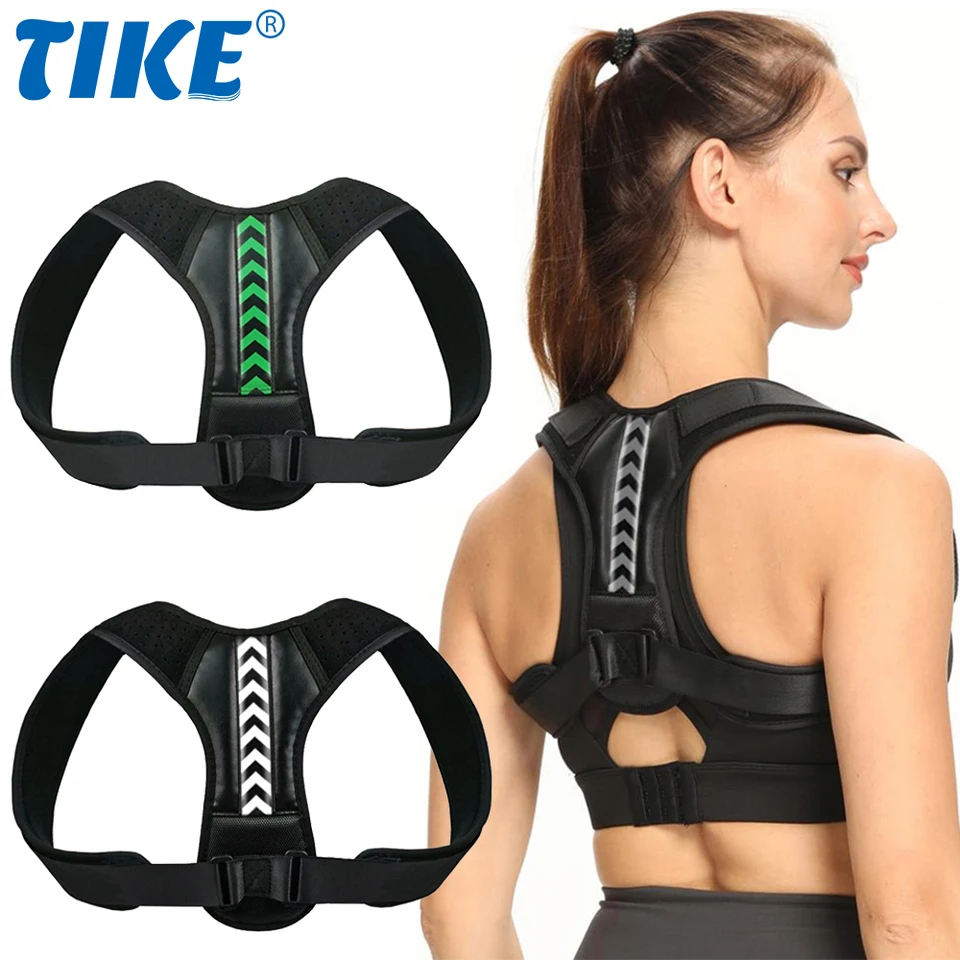 Tike nastaviteľné chrbtové korektorové korektorové pásové kosti chrbtice Men Domáce Office Outdoor horný chrbtový korekcia ramena