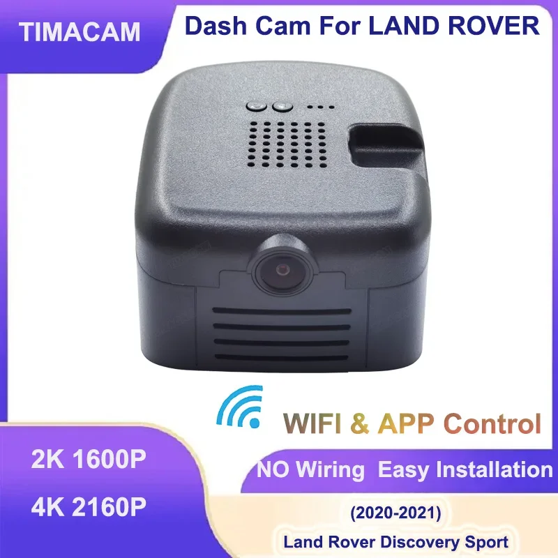 TiMACAM 2K 4K 2160P WiFi CAR DVR VIDEO REGORODER pre Land Rover Discovery Sport 2020 2021 2022 Dash Cam Camera Easy Inštalácia