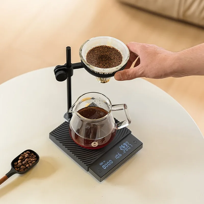 Timemore Black Mirror Duo Smart Coffee Electronic Scale Duálne meranie váženie Načasovanie Vysoko presná ručná ručná káva Scale Scale