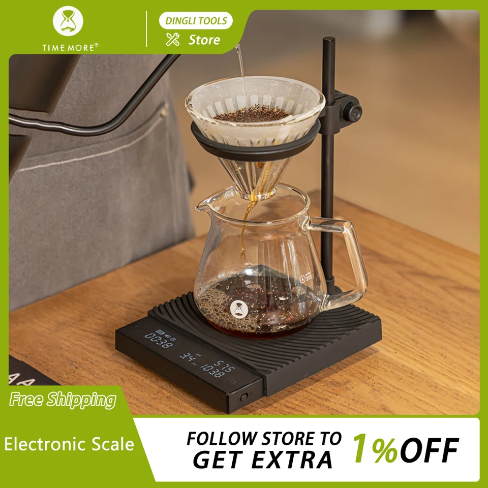 Timemore Black Mirror Duo Smart Coffee Electronic Scale Double Meranie