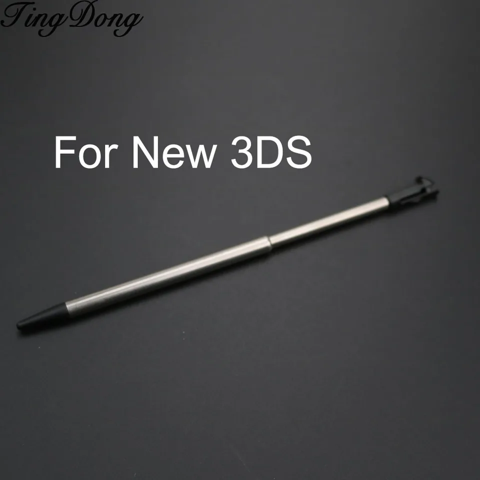 Tingdong 1pcs zasunuteľný stylus dotyk Screen Cover Teleskopické pero pre nové Nintend 3DS