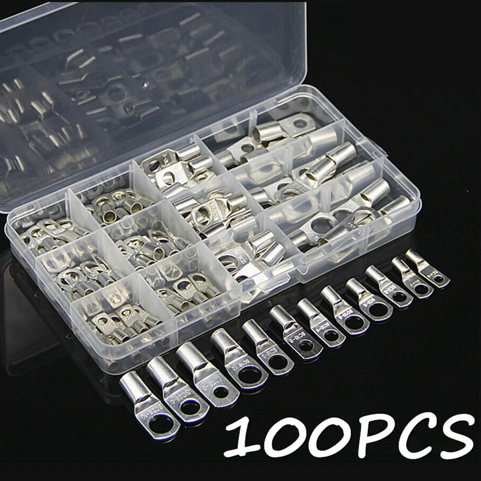 Tinkované konektory medeného drôtu pre káblové výstupky, holé káble medi, SC, LDPRING100PCS