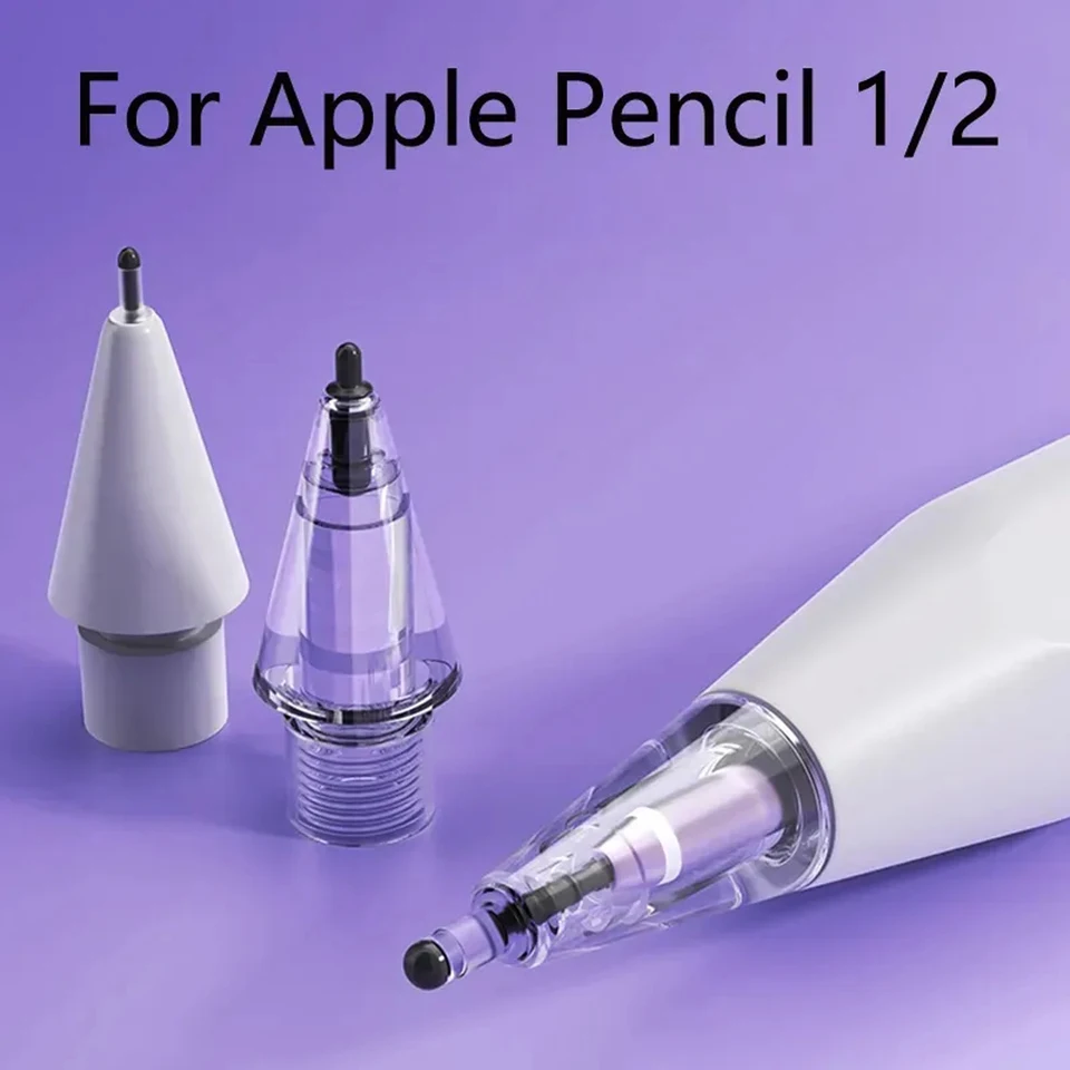 Tipy na ceruzku pre Apple Pencil Pro 1/2 Gen náhradné kryštálové diamantové tipy 4B 2B HB pre iPad ceruzku 2 1 Hroty pera proti pera proti noseniu
