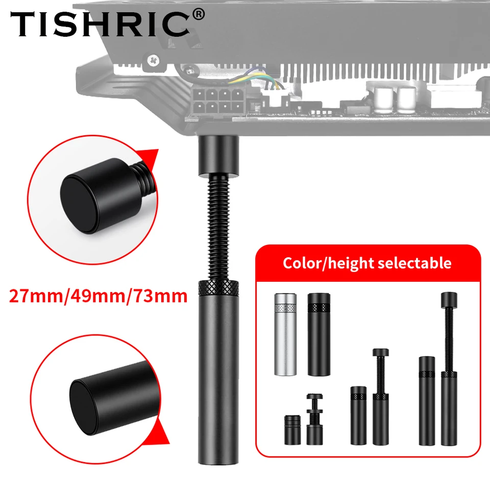 Tishric Graphics Card GPU Držiteľ stolného počítača Podpora PC