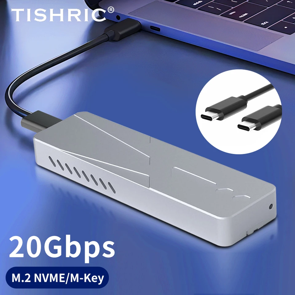 TISHRIC S20 S21 SSD M2 NVME Kryt M.2 M/B+M Kľúčový typ C OBLASŤ ZLATNOSŤ ZLATÍ 4TB VYPNUTÉ HD Case Až do 20 GBPS