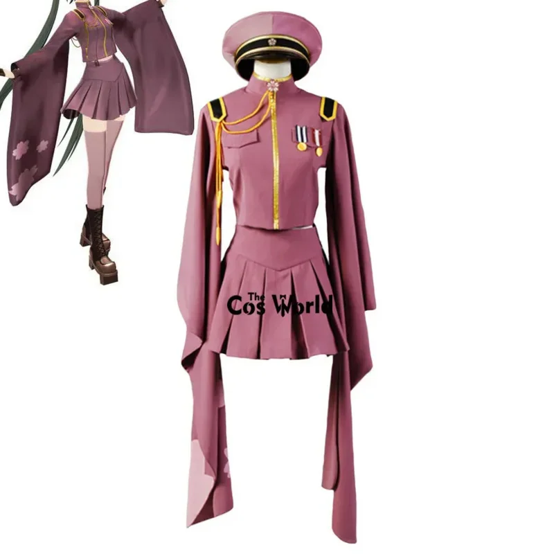 Tisíc čerešňových stromov kvety Senbonzakura Miku Kimono Uniform Outfit Anime Prispôsobiť kostýmy cosplay
