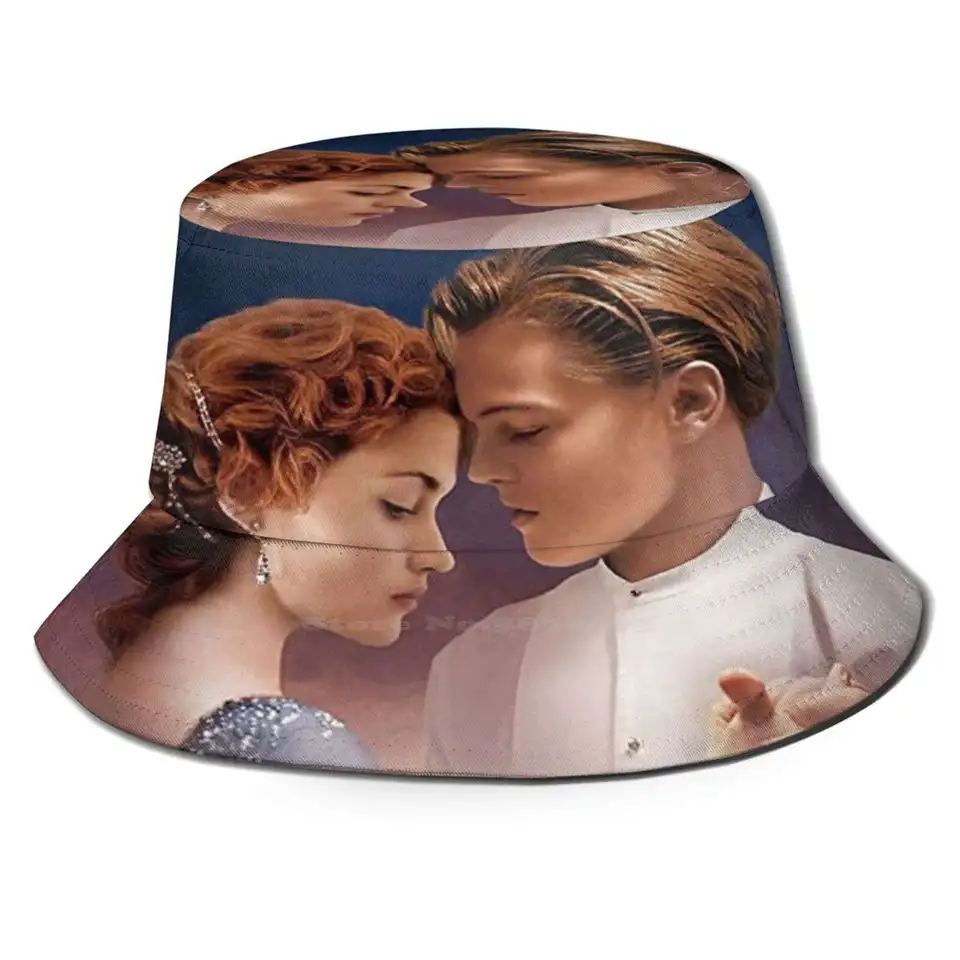 Titanic James Cameron Jack DiCaprio Rose Kate Winslet Ženy Men rybárske klobúky Bucket Caps Titanic 1997 90. roky James Cameron Jack