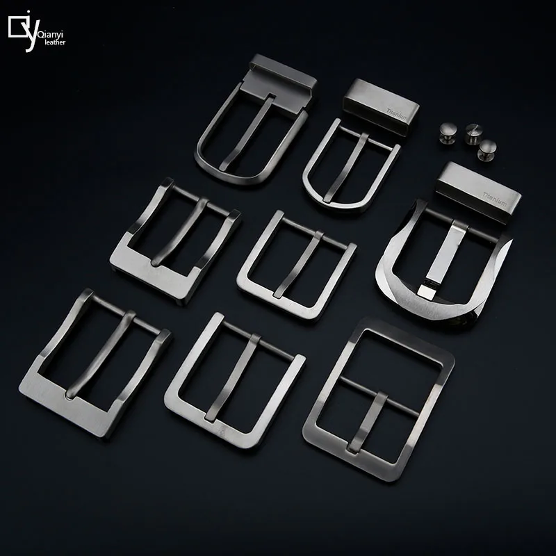 Titánska kovová opaska Buckle 36 mm-40 mm pre mužov z nehrdzavejúcej ocele Polovica Buckle Fit Fit For Pre kožené remeselnícke džínsy Webbing