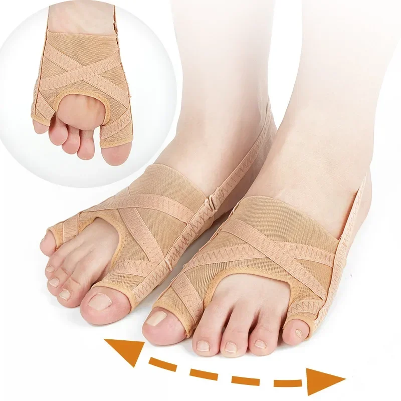 Tkanina Bunon Corrector Priedušná nastaviteľná nastaviteľná hallux Valgus Sleeve Spacer Sepacer Toe Corrector Correct Sports Bunon ponožky bežiace