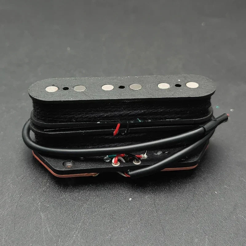 TL Humbucker Bridge Pickup Dual Layer Dual Coil Alnico 5 Pickup 6 String Open Styple Fiber Bangin Magnet čierny