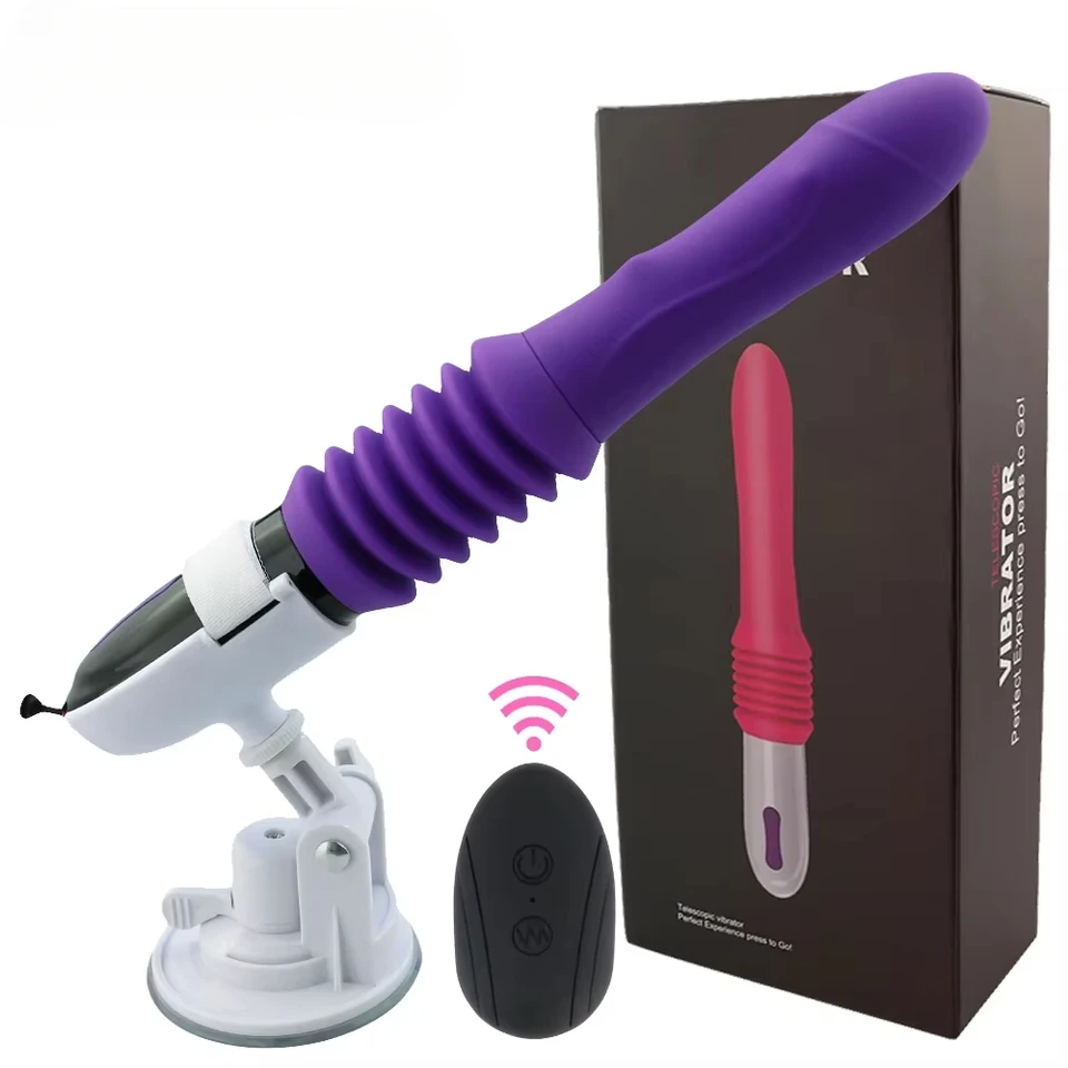 Tlačenie G Spot dildo vibrátor klitorálny vaginálny bradavkový análny stimulátor s teleskopickými vibračnými režimami