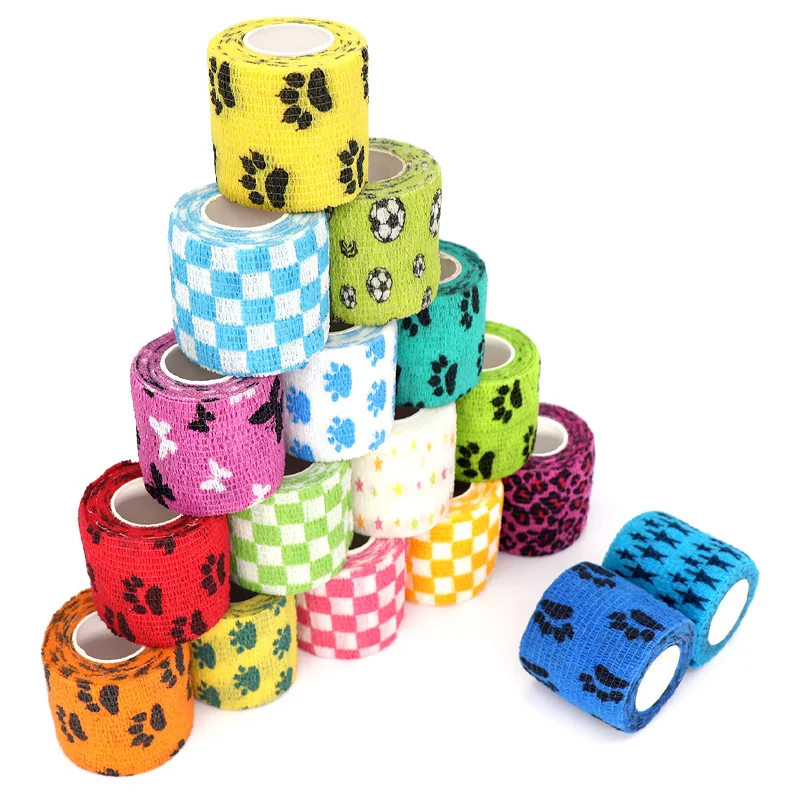Tlačená športová atletická zábal pásková terapia Elastic Bandage Camping Protector pre tetovanie prsta