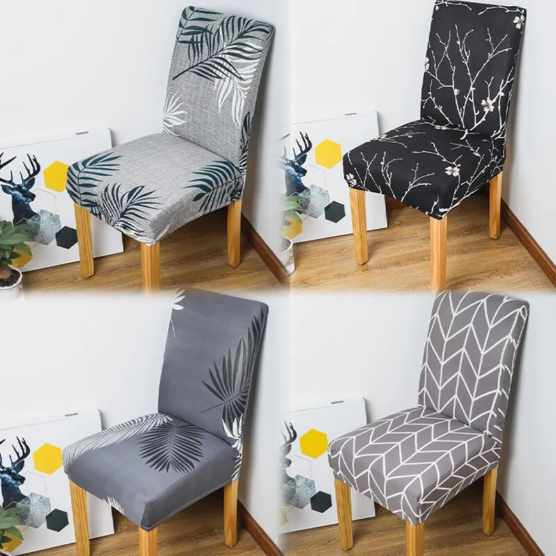 Tlačené natiahnuté stoličky Kryt Veľké elastické stoličky na stoličky Kancelária Kancelárske stoličky Slipcovers Restaurant Banket Hotel Home Decoration