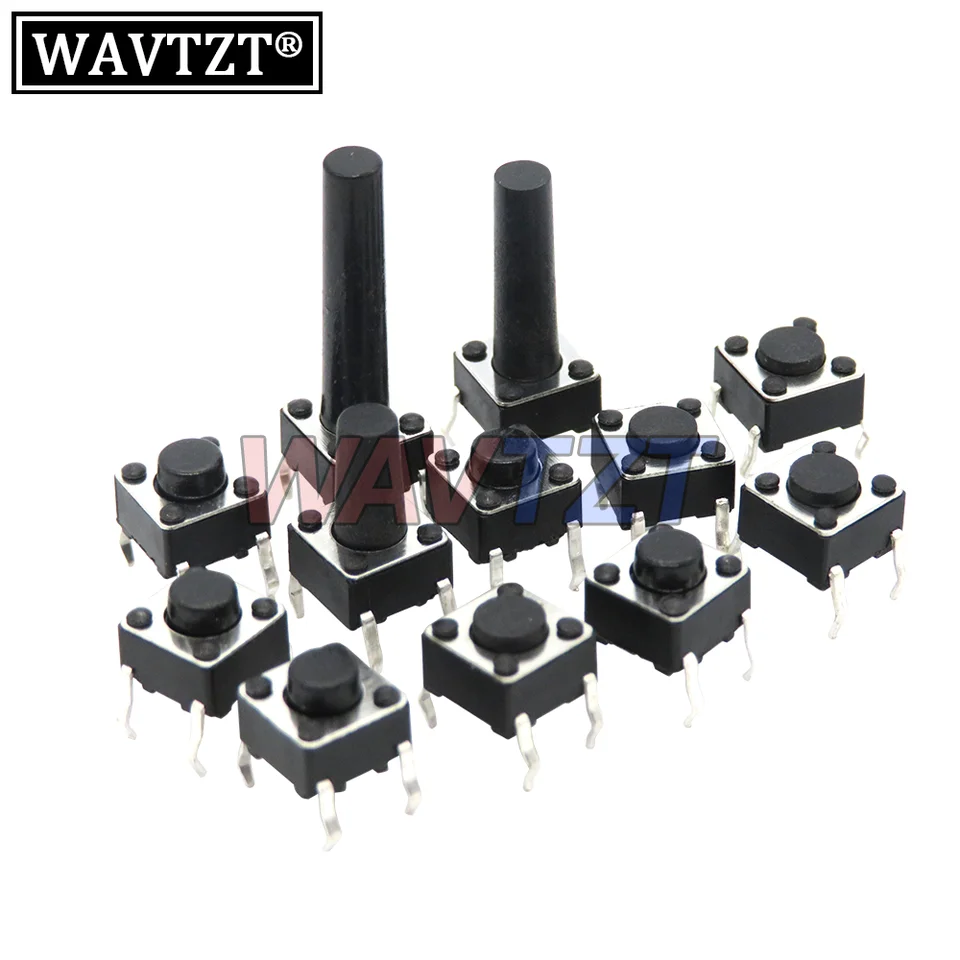 Tlačidlo 100ks dotknite prepínač 6x6x4.3 6x6x5 6x6x6 6x6x7 6x6x8 tlačidla DIP4-PIN Light Touch DIP4MICRO-ACTU