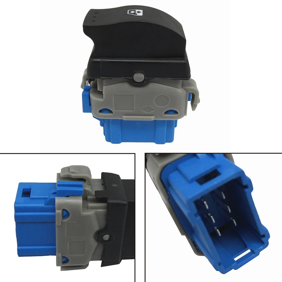 Tlačidlo prepínača jednotlivého zdvíhača jednotlivých okien pre Renault Master Duster 2010-2017 Kangoo 8200476809