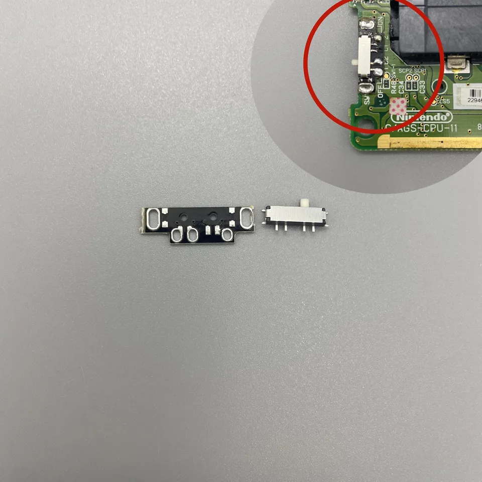 Tlačidlo vypínača zapnutia je vhodné pre Gameboy Advance SP GBASP