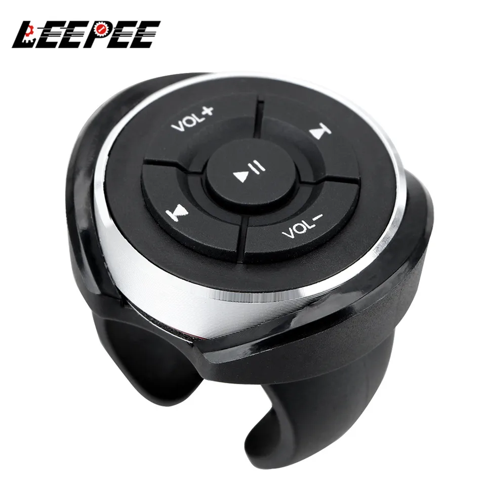 Tlačidlá na volant automobilu Bluetooth prepínač bezdrôtové diaľkové ovládanie pre iOS Android Phone Tablet Tablet Radio Radio FM Player Audio Volume