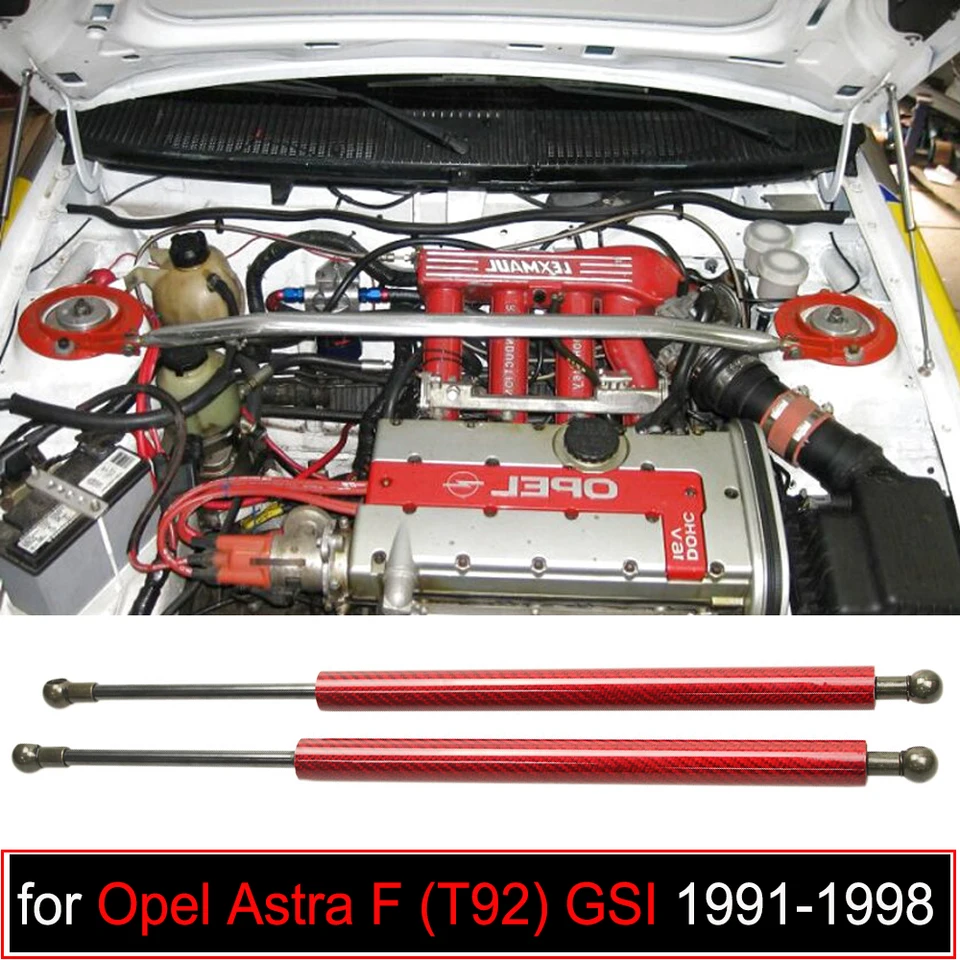 Tlmič pre Opel Astra F (T92) GSI 1991-1998 Predná kapota kapota modifikovať plynové vzpery Podporovanie nárazu tlmič nárazov