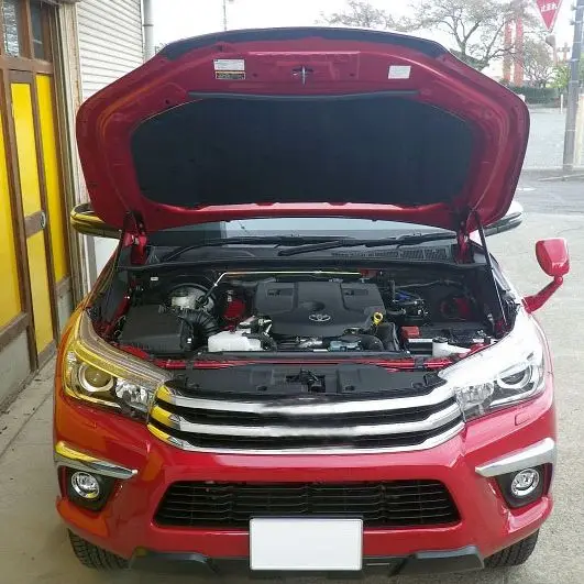 Tlmič za roky 2015-2022 Toyota Hilux Gun125 predná kapota kapucňa upravuje plynové vzpery Podporovanie nárazov príslušenstie