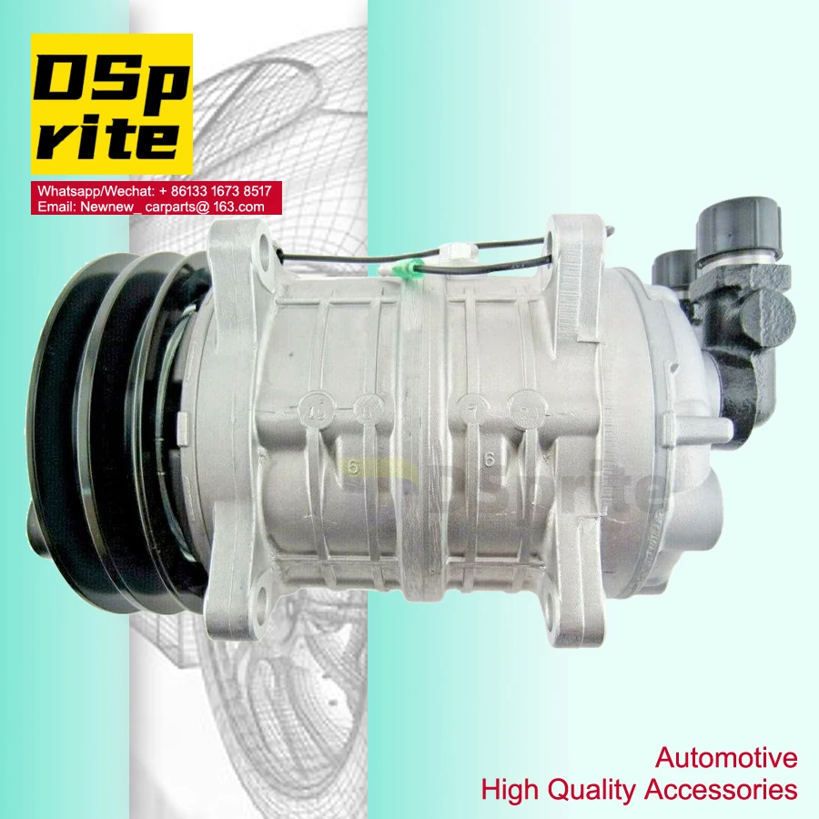 TM16 AC Compressor 8800022 43556120 pre TM16 HD pre Universal Freezer Truck Carrier Thermo King Hubbard 10356120 V8 12V / 24V