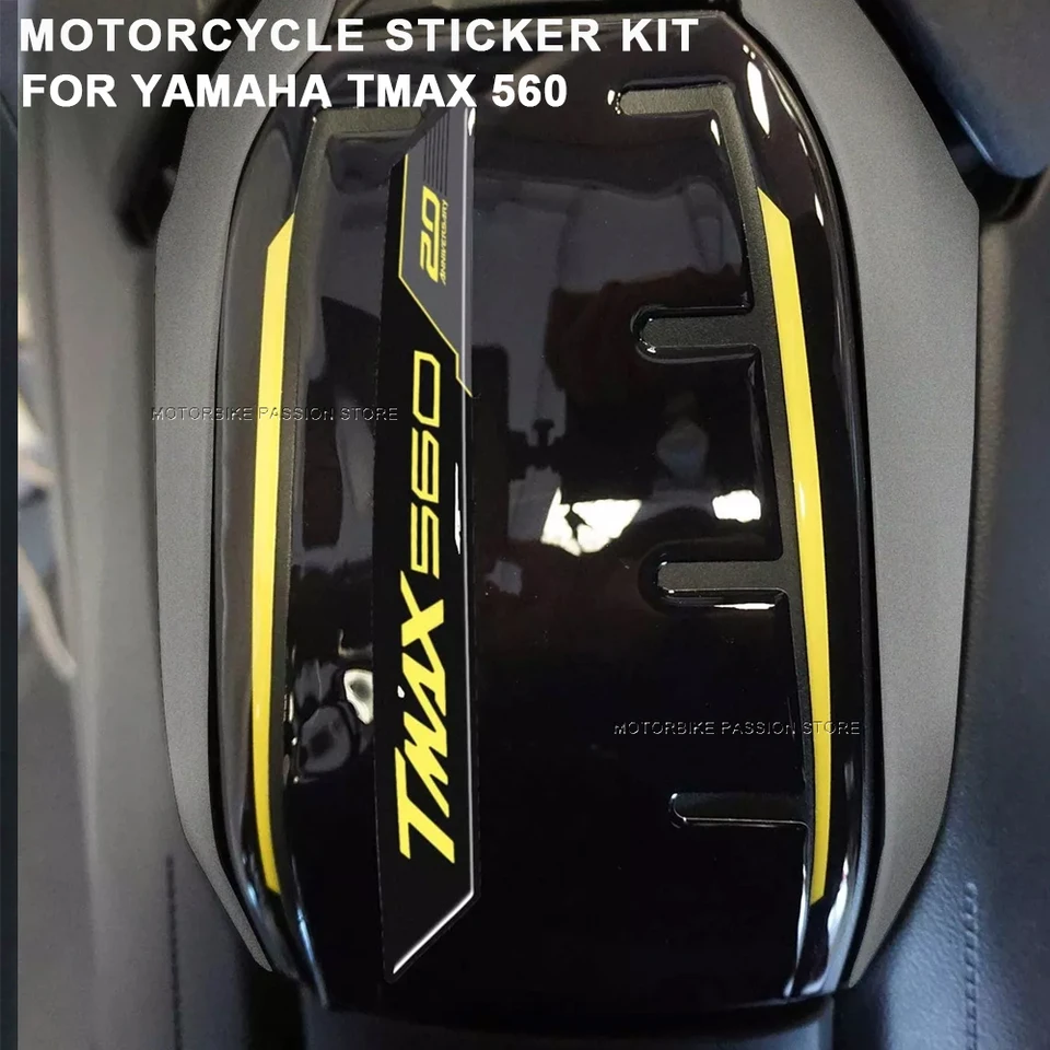 TMAX 560 Palivová nádrž s nálepkou 3D OBSAH OBSAHOVÉHO OBCHODU PRE YAMAHA TMAX 560 2021 20. výročie
