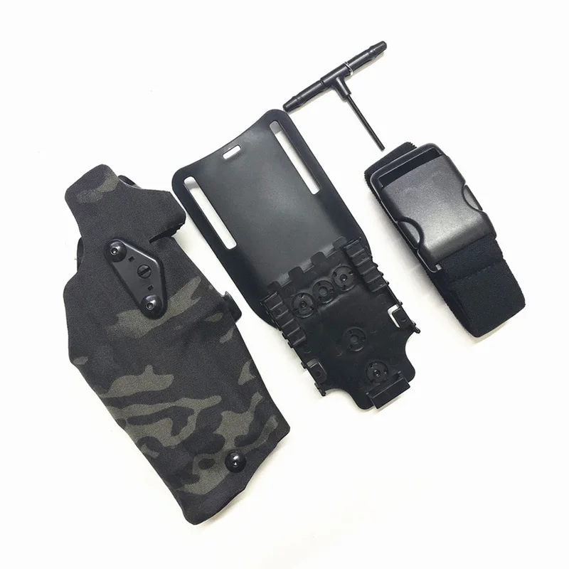 TMC Tactical Glock17/18/9 pištoľový púzdník X300 Svetlo kompatibilné a ql Mount Polster Panel Panel Adapter Leght Drop Doprava zdarma
