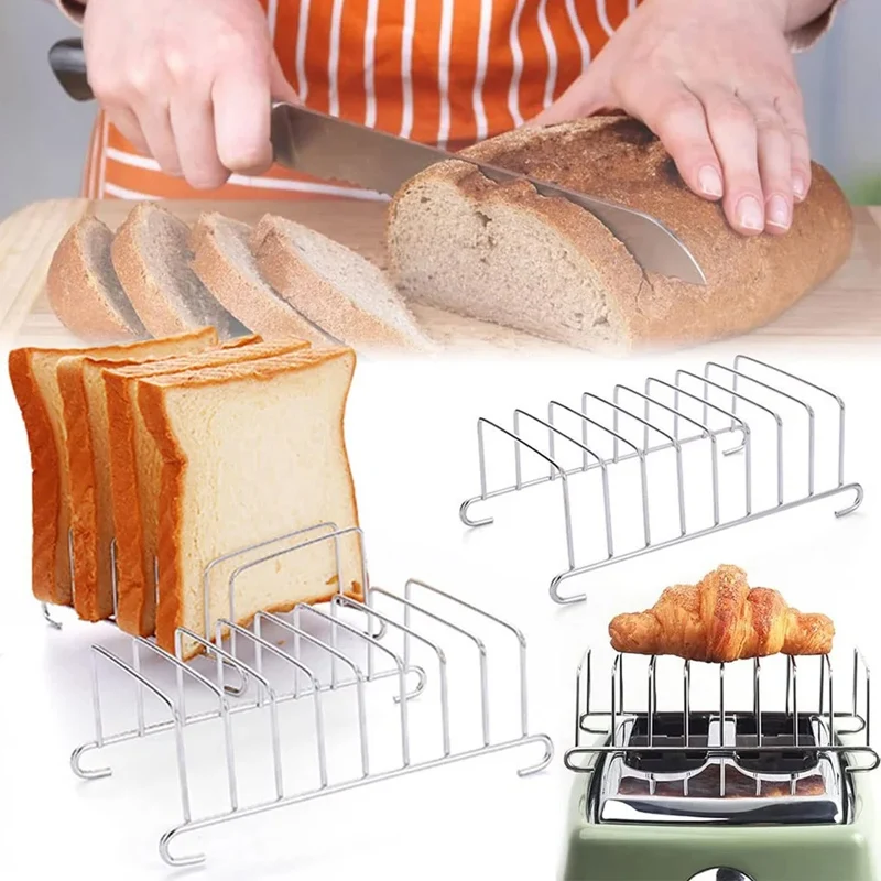 Toast stojan mriežkový obdĺžnikový stojan na pevný stojan z nehrdzavejúce