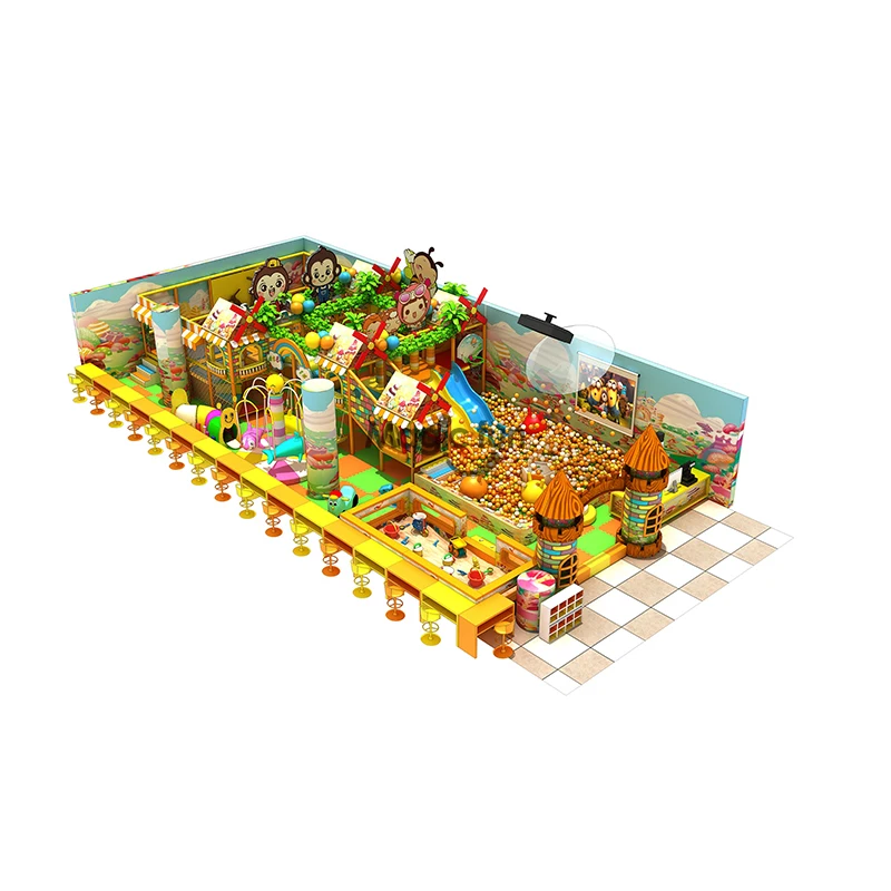 Toboggan Aquatique Tvár Park Plast Plast Slide Dospelá loptička Softvérové ​​vybavenie Kids Indoor Playground