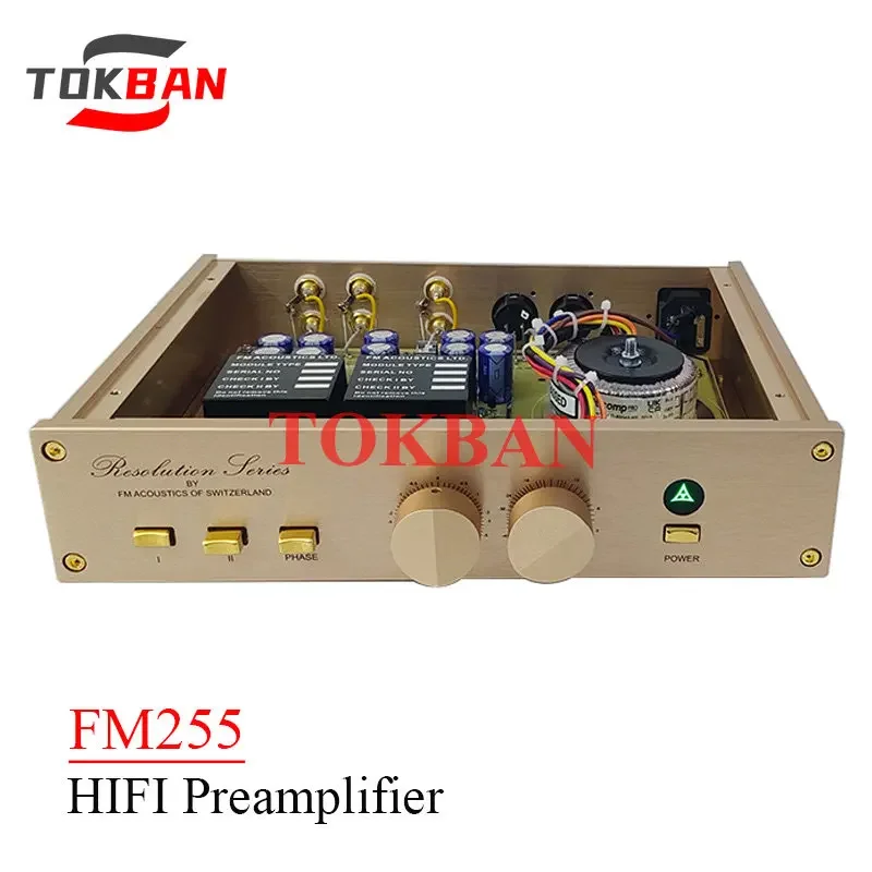 Tokban Reference FM255 predzosilňovač triedy A Prezolomp RCA vyvážený predzosilňovač XLR HIFI pre zvukový zvuk zosilňovača