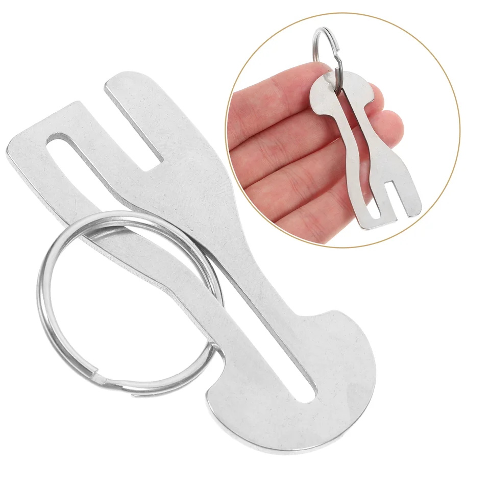 Token Keychain Coin Držiteľ prsteň Pendant Prenosný vozík Remover Metal Rings Supermarket Nákupný doplnok košík