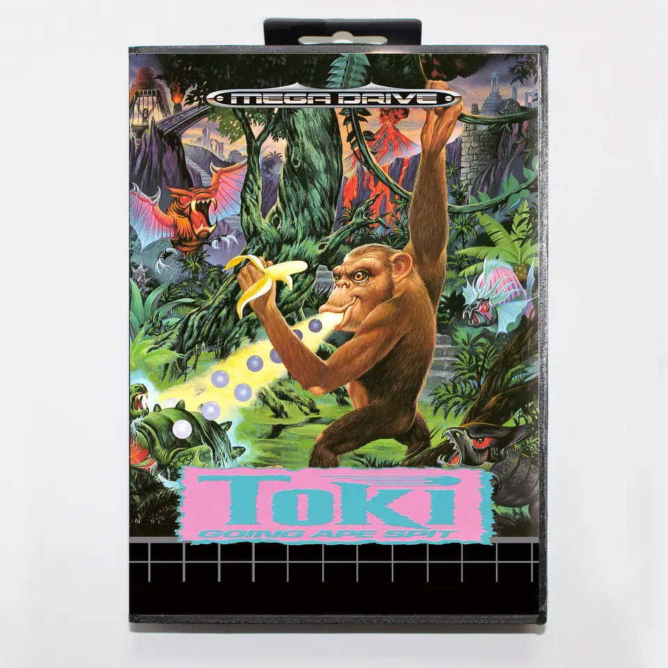 Toki MD Game Card s EUR Box pre 16 bitov SEGA Megadrive Genesis System