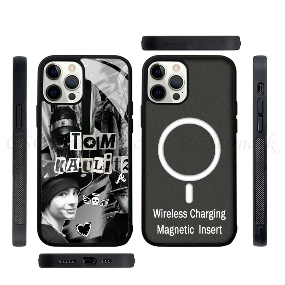 Tokio H Hotel Bill Tom Kaulitz Mobile Pase pre iPhone 15 14 13 Pro Max 11 12 12 Mini Alex Mirror TPU Shell