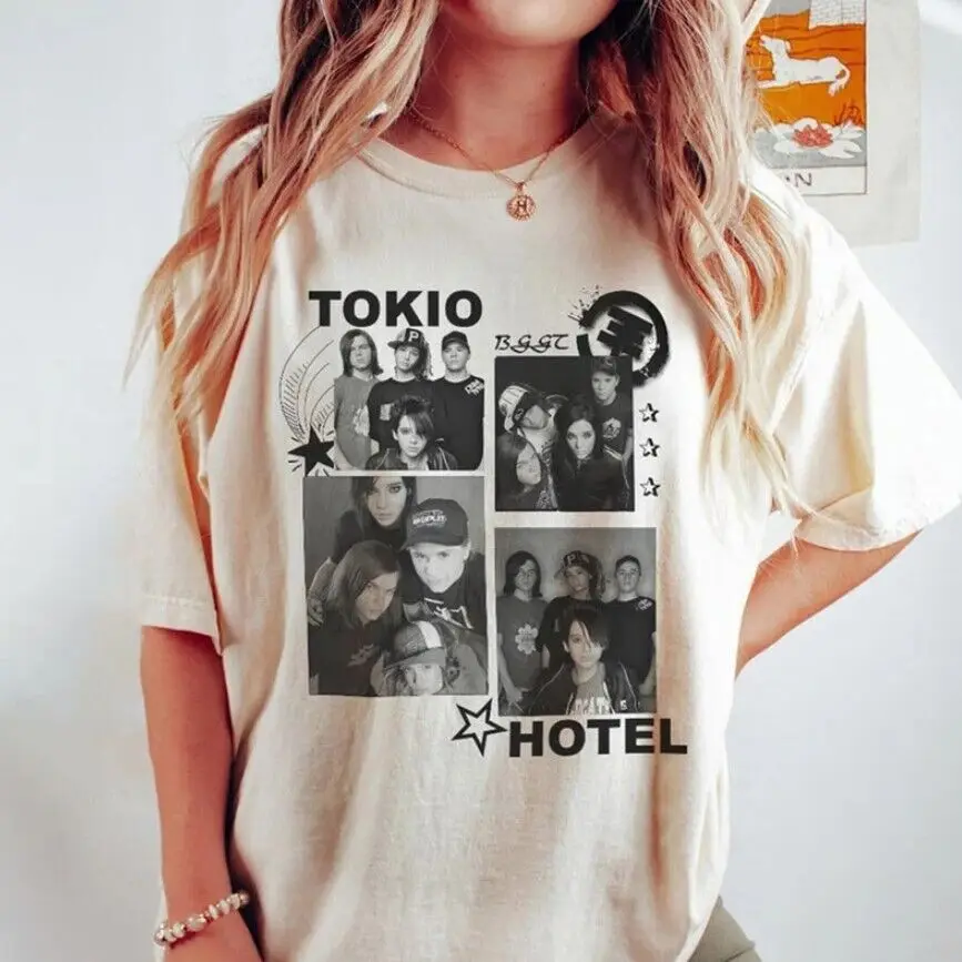Tokio Hotel Band Music Troch Tokio Hotel Beyond the World Tour 2023 košeľa bedra