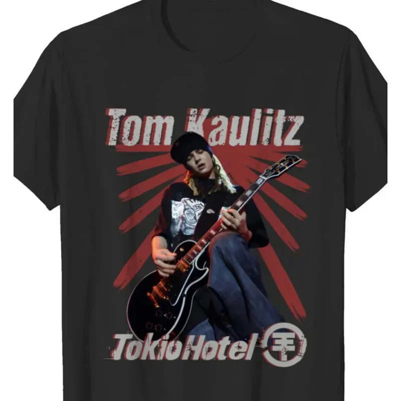 Tokio Hotel Merch Darčeková košeľa, Tom Kaulitz alebo s krátkymi rukávmi oblečenie krátke mikiny anime kaulitz mužské unisex tričko,