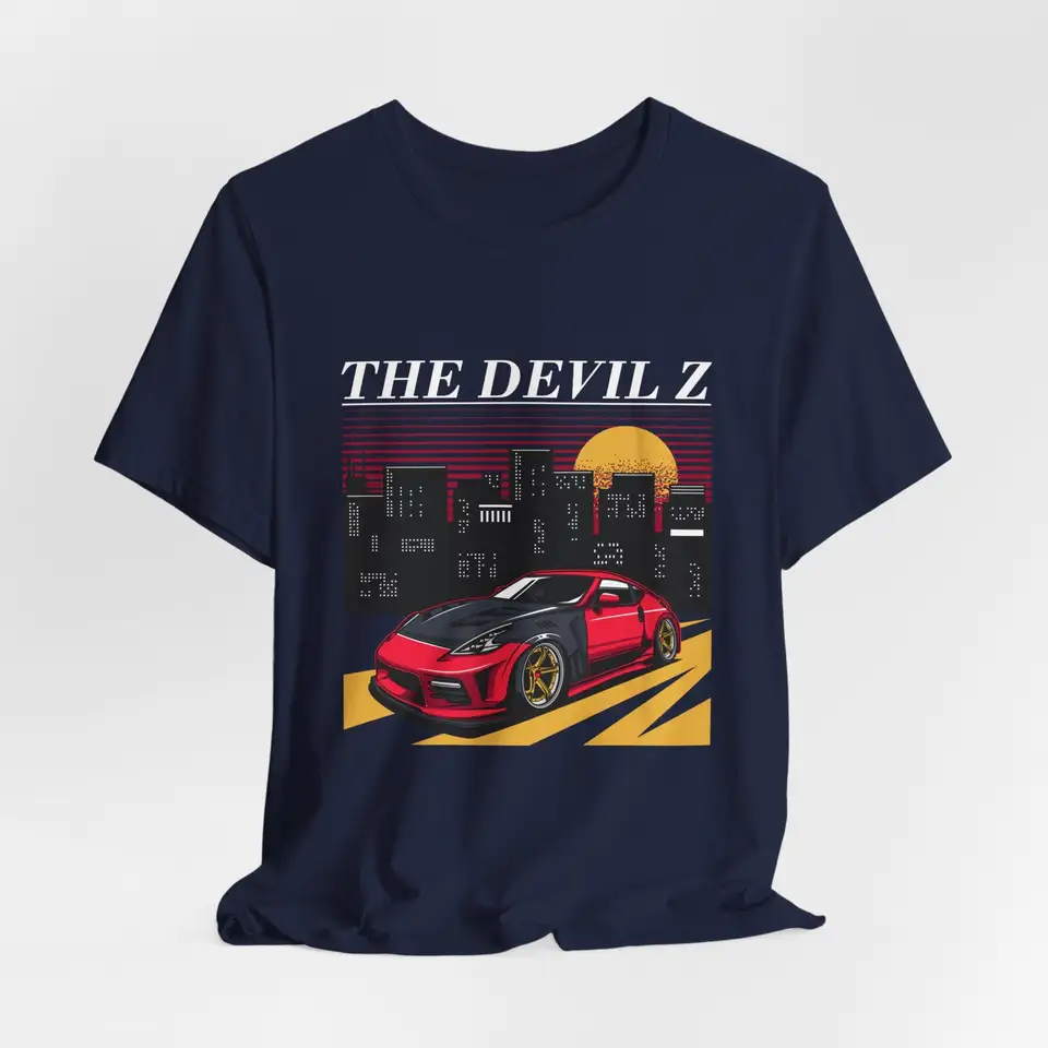 Tokyo noci drift T tričko Midnight King King Diabol Z JDM inšpiroval auto pre závodných fanúšikov