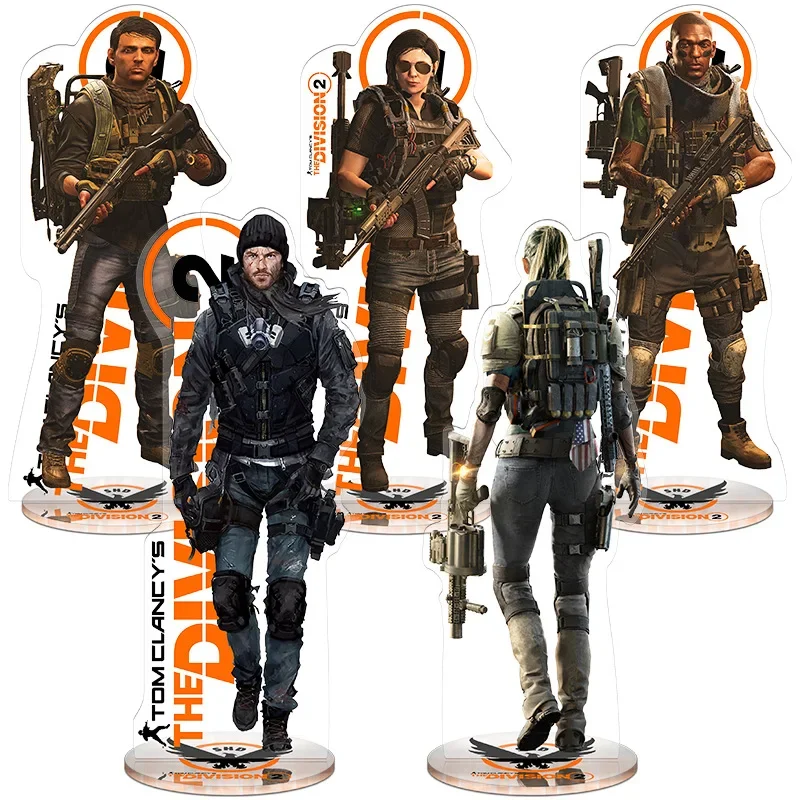 Tom Clancy's The Division 2 Game súvisiaca s výrobkami Akčná figúrka akrylového modelu pre bábiky dekorácie figurínové darčeky 21 cm