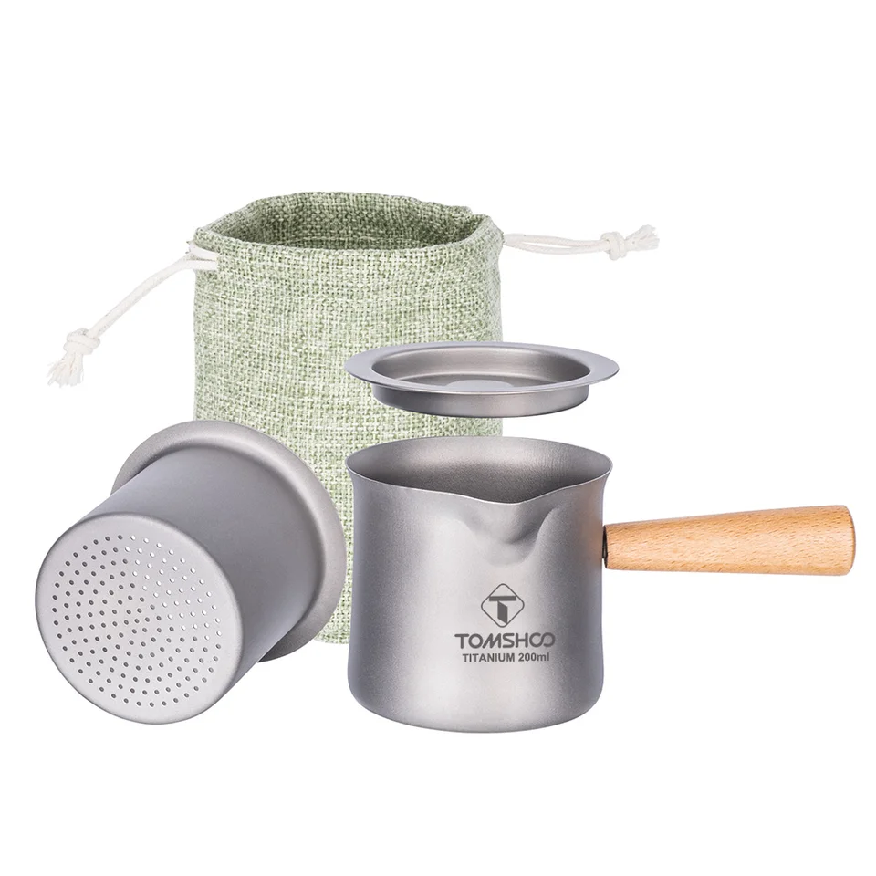 Tomshoo Titanium Travel Tea Set Tea Hrnček