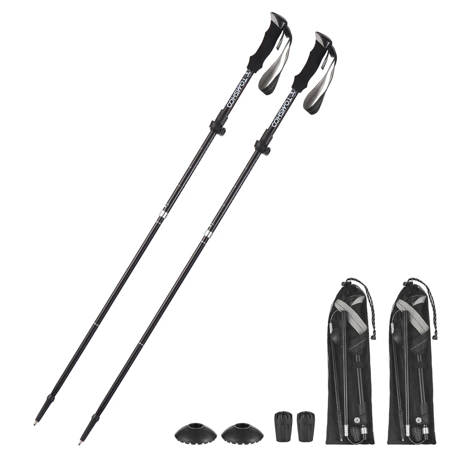 Tomshoo Trekking Pole Lightweight Colpsible Trekking Pole Päťnásobná vychádzka
