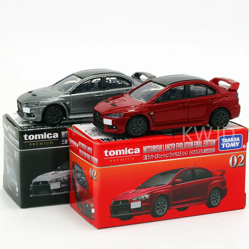 Tomy Mitsubishis JDM Lancer Evo X zliatiny auto odliatky a hračky vozidlá Model Model Miniature Scale Model pre deti